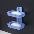 thumbnail image 2 of Soap Holder Soap Dish With Draining Wall Mounted Bar Soap Holder Soap For Shower Wire Kitchen Rack Wall Kitchen Dish Drainers over The Kitchen Storage Racks over Dish Tray Drying Rack over Dish, 2 of 4