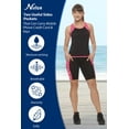 thumbnail image 4 of Nirlon Biker Shorts For Women - High Waisted Womens Shorts With Pockets, 4 of 6