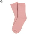 thumbnail image 3 of PULLIMORE 2 Pairs Womens Winter Wool Socks Vintage Boot Crew Socks Warm Thick Knit Socks (Pink), 3 of 9