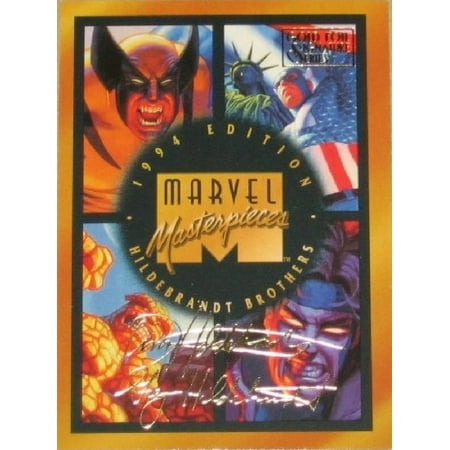 Marvel Masterpieces - Fleer Marvel Masterpieces 1994 Brothers Hildebrandt Series Complete 140 Card Base Set of Trading Cards, Complete 140 Card Base Set of 1994.., By Marvel Comics Group Ship from US