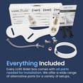 thumbnail image 3 of LUXE Bidet NEO 320 - Warm Water Bidet Attachment for Toilet Seat, Gold, 3 of 9