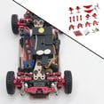 thumbnail image 4 of Juego de amortiguador Zulema WLtoys K989 K969 1:28 rojo, 4 of 7