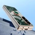 thumbnail image 3 of Dteck Case for Samsung Galaxy Z Fold 6 Luxury Plating TPU + PC Slim Case Shockproof Ring Magnetic Stand for Galaxy Z Fold 6 5G 2024,Darkgreen, 3 of 5