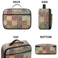 thumbnail image 3 of Pioneer Flower Floral Print Pattern Insulated Lunch Bag Teen, Toddler Lunch Bag,Bento School Lunch Bag for Teen for Work,Picnic or Travel, 3 of 5