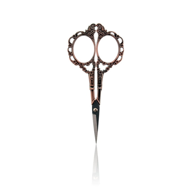 Tijeras clásicas de acero inoxidable con forma de flor de ciruelo, tijeras pequeñas exquisitas hechas a mano, tijeras de alambre para ventanas para el hogar