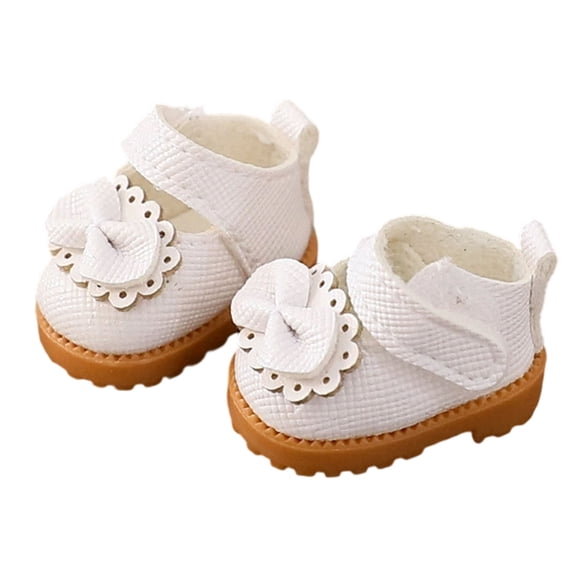 17cm Doll White Shoes Lace Shoes First Second And Third Generation Skirts
