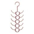 thumbnail image 1 of Colgador de corbatas y cinturones, organizador multifuncional de ganchos para corbatas de cinturones, ganchos para cinturones de 10 , gancho Rosa BLESIY Ganchos para cinturones, 1 of 8