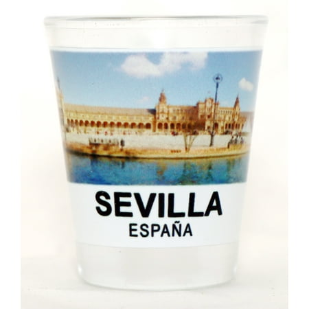 

Seville (Sevilla) Spain Plaza de España Shot Glass