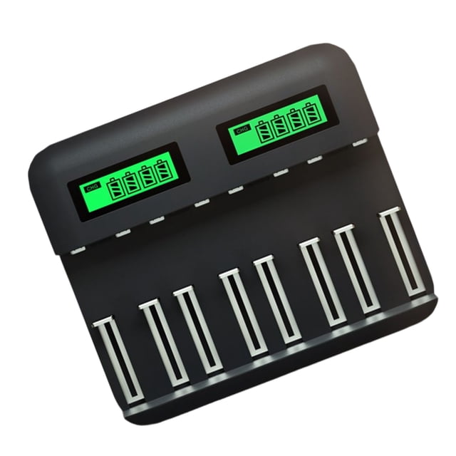 Seitruly de Pantalla LCD duradera Baterías recargables Cargadores Equipo de carga liviano con chip inteligente Viaje Teléfono y Comunicación