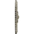thumbnail image 4 of Ekena Millwork 21 5/8"OD x 2 1/2"P York Ceiling Medallion (Fits Canopies up to 3 5/8"), Hand-Painted Castle Stone Crackle, 4 of 6