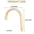 thumbnail image 3 of COOLHOOD Small Trumpet Finger Hook Trumpet Valves Slide Fingers Rings Trumpet Fingers Rings Replacements Trumpet Repairing Parts, 3 of 3