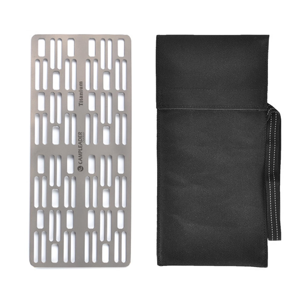 Titanium Barbecue Grill Ultralight Outdoor Camping BBQ Grill Plate