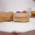 thumbnail image 2 of PBPBOX 1Pcs Small Storage Box Light Brown Woven Box for Household Items and Decor, 2 of 6