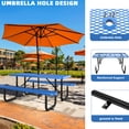 thumbnail image 5 of 72 - inch Rectangular - Supports High Weights Reliably - Patio Gatherings - Weather - resistant Design, 5 of 6