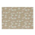 thumbnail image 1 of Floral Cutting Board, Rhythmic Abstract White Cosmos Flower Pattern on Pastel Background, Decorative Tempered Glass Cutting and Serving Board, in 3 Sizes, by Ambesonne, 1 of 2