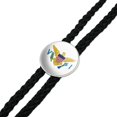 thumbnail image 2 of Virgin Islands US Territory Flag Western Southwest Cowboy Necktie Bow Bolo Tie, 2 of 3
