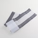 thumbnail image 5 of Muñequera deportiva Vendaje de compresión elaborado ajustable Brace Wrap Barra de culturismo Soporte de esguinces Recuperación del cuerpo Accesorios para máquinas de ejercicios Blanco+gris NO5 Soidarity HW1149-07, 5 of 6