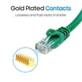 thumbnail image 4 of Cmple - Cat 6 Ethernet Cable 15 ft, Cat6 Patch Cables 10Gbps Network Lan Cord, 550MHz, RJ45 Connectors, Compatible with Gaming Computer, Laptop, Modem, Router, Gaming Console - Green, 4 of 8