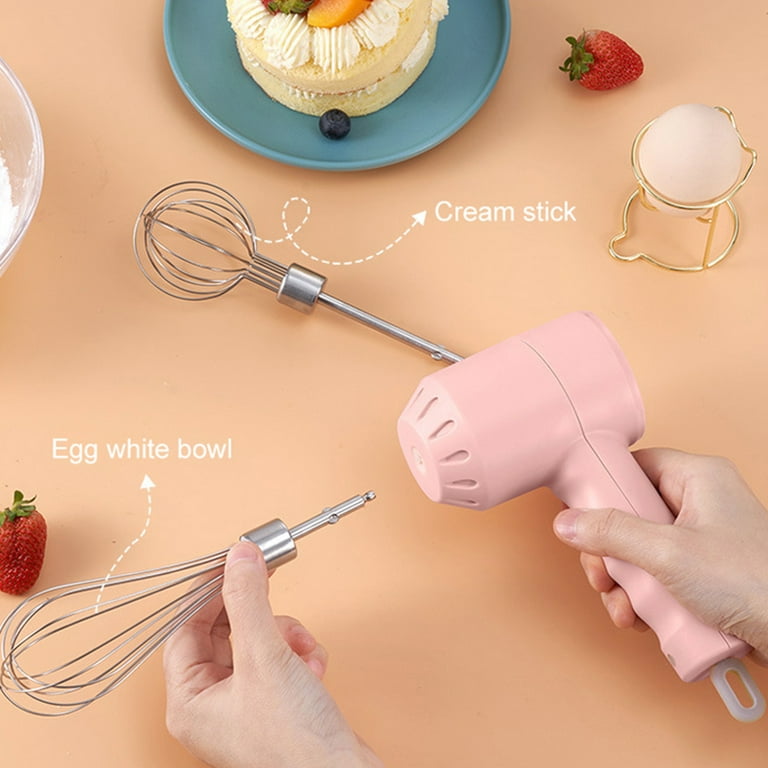 Electric Whisk, Egg Beater, Rechargeable Cordless Electric Whisk