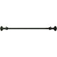 thumbnail image 2 of Lorraine Collection Elegant Metal Window Curtain Rod - Othello Mocha (66"-120"), 2 of 2