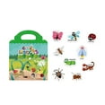 thumbnail image 4 of serony Sticker Book Toy Set Children Learning Training Playthings Cartoon Style Reusable Stickers Toys Kit Educational Plaything Prop Type 1, 4 of 8