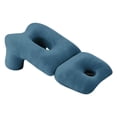 thumbnail image 1 of Almohada boca abajo, almohada para dormir boca abajo, multiusos, ergonómica, cómoda, con soporte para cuello y abertura para brazo, ideal para Azul, 1 of 8