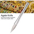 thumbnail image 3 of Agate Burnisher Tipped Knife Agate Burnisher Burnishing Polishing Jewelry Making Diy Tool For Gold And Silver, 3 of 5