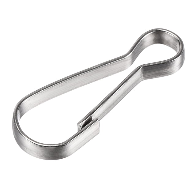 Ganchos de Resorte Uxcell Ganchos de Clip de Resorte 32x12x3mm Acero Inoxidable 80Pack