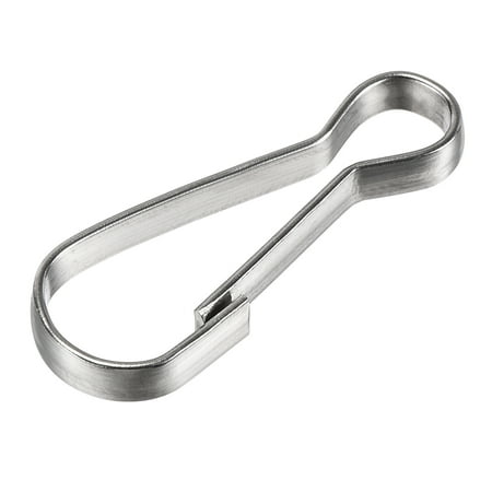 

Uxcell Spring Hooks Snap Clip Hooks 32x12x3mm 304 Stainless Steel 100Pack