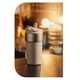thumbnail image 2 of de Café de Acero Inoxidable de Boca Grande, Doble Vaso con Pajita, Aislamiento Térmico, Compatible con Portavasos de Coche, Color Negro., 2 of 5