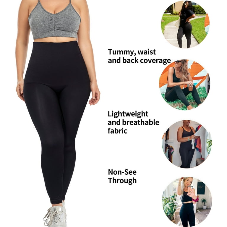 SHAPERMINT Compression Leggings for Women - Tummy Control Leggings for Women  - Black Leggings Women - Womens Leggings - High Waisted Leggings - Black  Leggings Tummy Control, Small : : Clothing, Shoes & Accessories