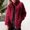 F-142RD2, variant on ZHOGXU Women's Hooded Coat Long Sleeve Solid Color Zipper Plush Comfortable Stylish Jacket For Casual Daily Wear Bw2 L