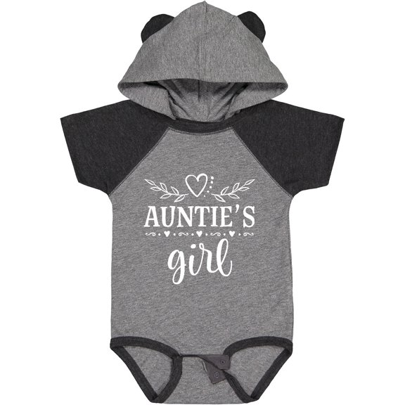 Inktastic Auntie Girl for Niece Girls Baby Bodysuit