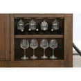 thumbnail image 3 of Sunny Designs Homestead 80" Transitional Wood Gorgeous Bar Unit in Tobacco Leaf, 3 of 8