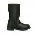thumbnail image 2 of Hot Leathers BTM1002 Men's Wide Width Black 11-inch Round Toe Engineer Leather Boots 8W, 2 of 10