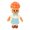 Orange, variant on QITOWM Adorable Peak Soft Plush Doll with Unique Expression Cozy Stuffed Toy for Kids and Collectors Perfect Gift for All Ages