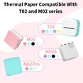 thumbnail image 3 of UTAH-Sticker Paper Clear Thermal Paper 50mm x 3.5m, Transparent Adhesive Printer Paper for T02 M02 Mini Printer,Permanent Paper for Photo Label Journal Study Texts and More, 3 Rolls, 3 of 4