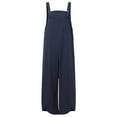 thumbnail image 2 of Women Baggy Tulip Hem Loose Jumpsuits Overalls Square Neck Sleeveless Bib Pants with Pockets Plus Size, 2 of 5