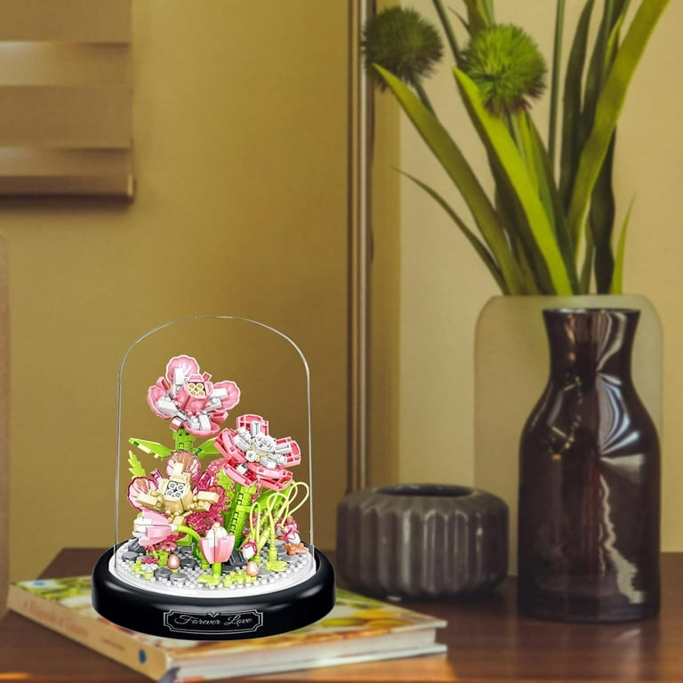 SYRINX Flower Bouquet Building Set, Gardenia Bonsai Botanical