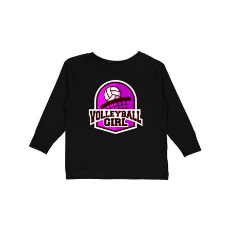 

Inktastic Volleyball Girl Gift Toddler Toddler Girl Long Sleeve T-Shirt