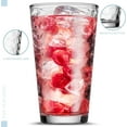 thumbnail image 4 of POPLASS Biscayne 24-Piece Family Drinking Glasses Set - Drinking Glassware Set with Highball Cooler, DOF (Double Old Fashioned), Juice Glasses and Shot Glasses - 6 Each, 4 of 10
