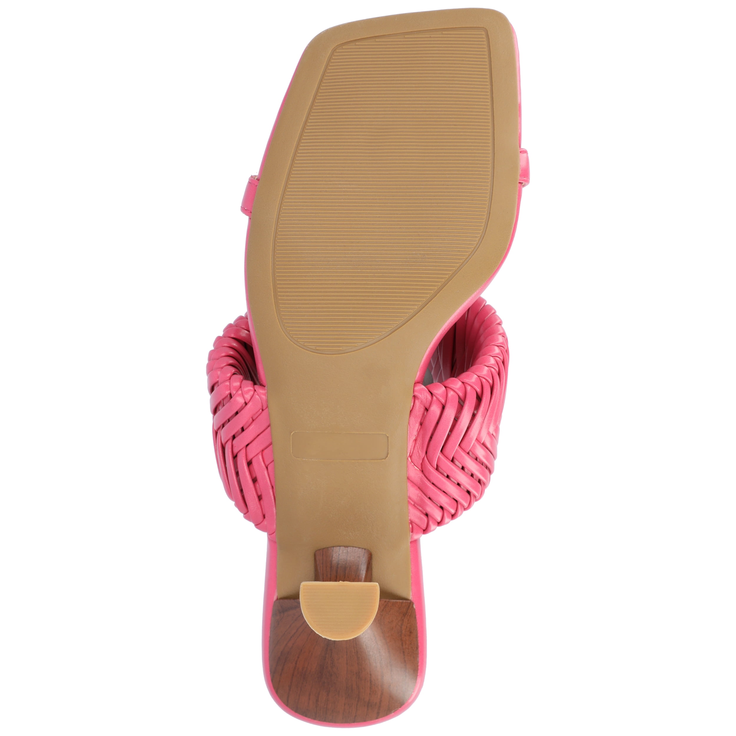 Journee Womens Monyka Woven Slip On Sandals