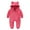 Red, variant on Aofany Newborn Baby Bear Romper, Toddler Girls Boys Fleece Warm Hooded Romper Jumpsuit, Baby Winter Clothes for 0-6 Months, Children's Outfits