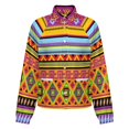thumbnail image 5 of Jackets for Women Winter Coat Jackets Flannel Stand Collar Jacket(Africa Ethnic Colorful Pattern,Size:S-4XL), 5 of 7