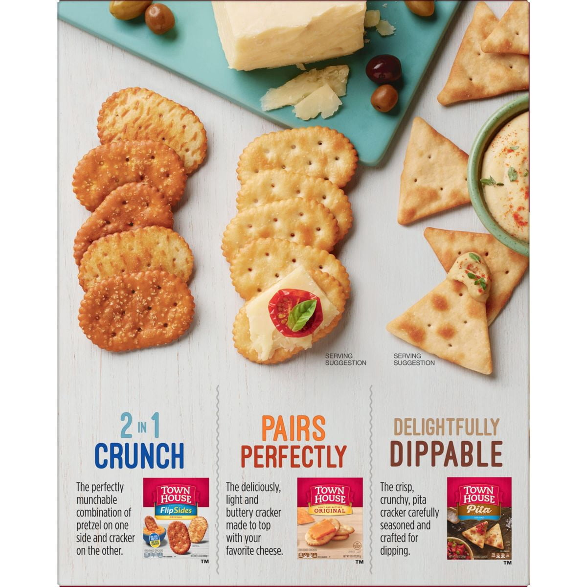 2X - Kellogg's Town House Original Snack Crackers - 13.8oz