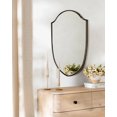 thumbnail image 5 of Irregular Oil Rubbed Bronze Arched Metal Bathroom Mirror Accent Symmetrical Wall Mirror for Dresser, Mantel or Bedroom, 5 of 9