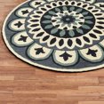 thumbnail image 2 of Dazzle Fleur Medallion Indoor Round Rug ( 6 Feet x 6 Feet ), 2 of 2