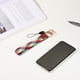 thumbnail image 4 of Uxcell 6.8" Llave de muñeca con anillos dobles Negro Naranja, 4 of 5