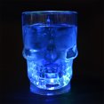 thumbnail image 5 of Clear Skull Head Liquid Activated LED Light Mug Luminescent Cup Halloween Party Supply, 5 of 6