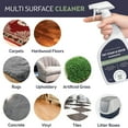 thumbnail image 3 of Cat & Dog Urine Odor Eliminator | Cat Urine Enzyme Cleaner Destroyer | Pet Urine Enzyme Cleaner | Pet Odor Eliminator, Stain & Odor Remover of Cat Dog Pee from Wood Carpet Upholstery, 3 of 4